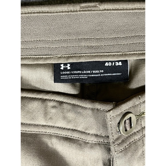 Under Armour UA Tac Enduro Cargo Pants Green‎ Mens Size 40x34 1316927 - Picture 7 of 9